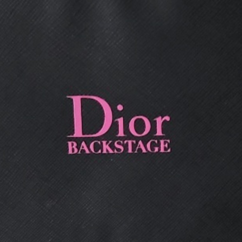 Dior Backstage Black Make-up  Zipper Pouch - Picture 13 of 14